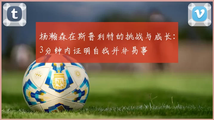 杨瀚森在斯普利特的挑战与成长:3分钟内证明自我并非易事