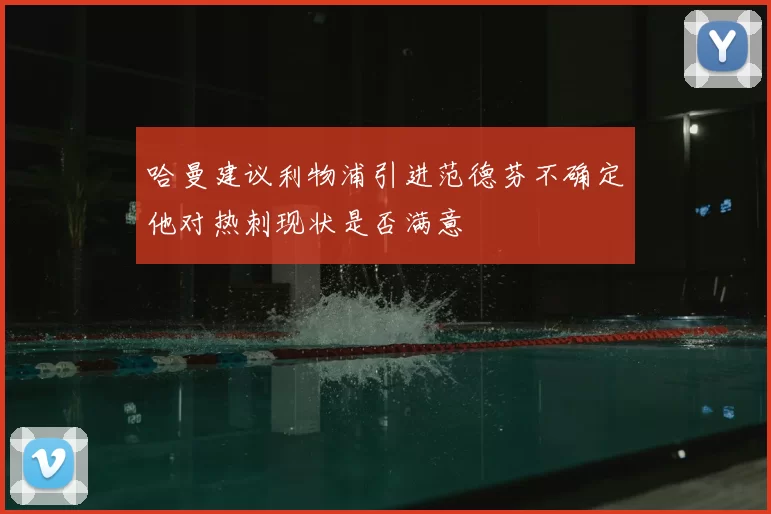 哈曼建议利物浦引进范德芬不确定他对热刺现状是否满意