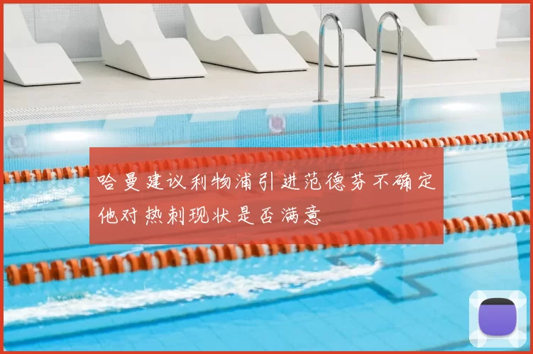 哈曼建议利物浦引进范德芬不确定他对热刺现状是否满意